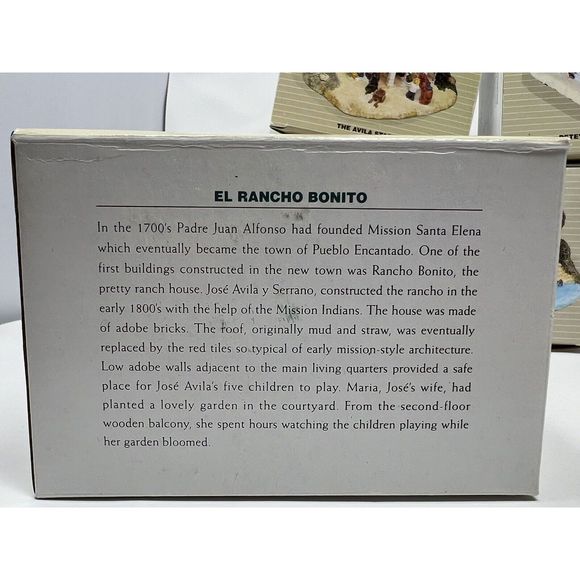 Pueblo Encantado Collection Full Set of 9 Miniature Figurines, Only Made In 1994 - Picture 8 of 16